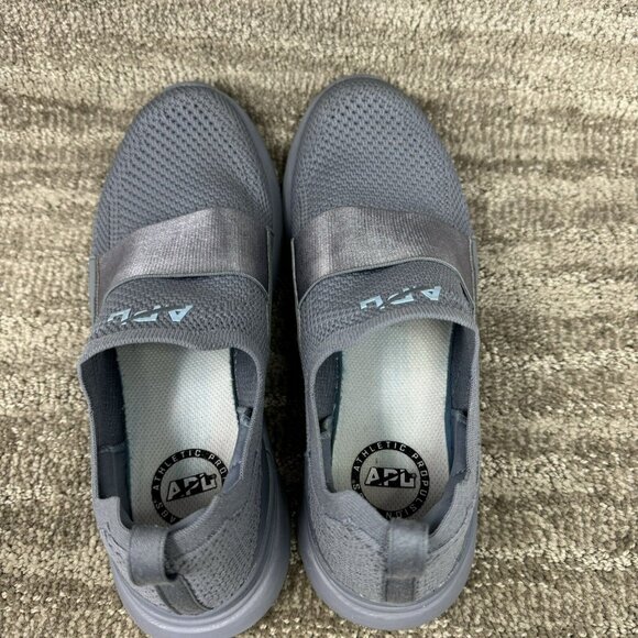 APL Athletic Propulsion Labs Techloom Bliss Mens 7.5 Blue Slip On Running Shoes - Picture 6 of 9